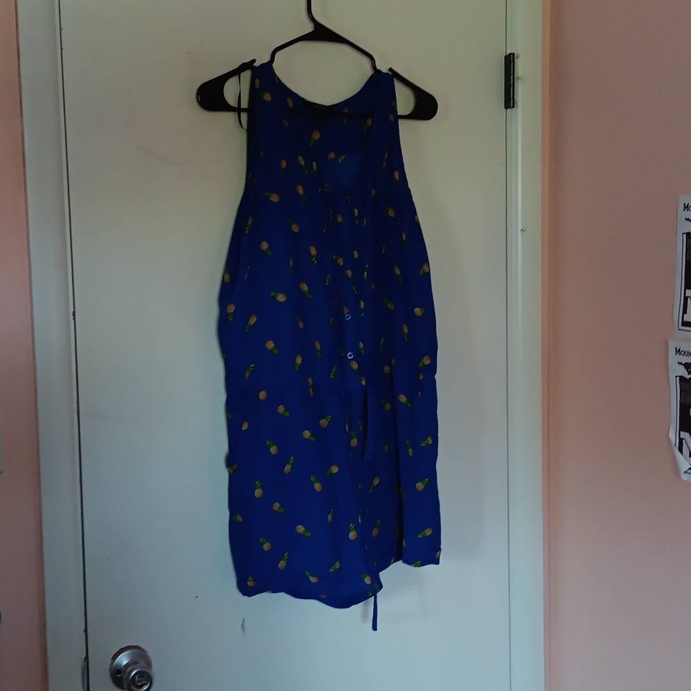 Forever 21 Pineapple Romper (L)